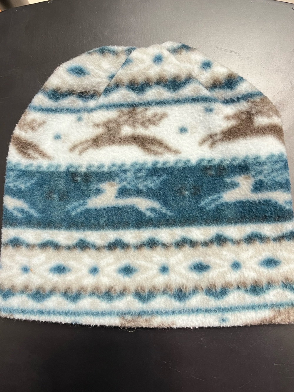 90’s Fleece Hat Nordic Pattern